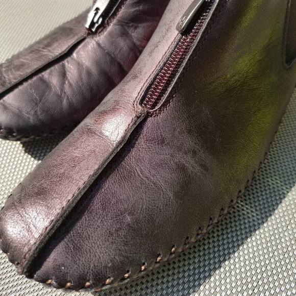 Donald Pliner Brown Metallic Driving Moccasins 9N - Picture 8 of 8